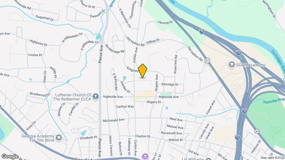 2349 Berthadale Ave Map and Location Details