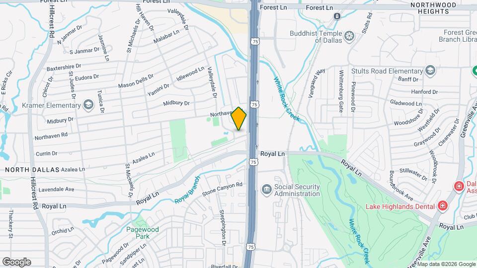 11108 Valleydale Dr Map and Location Details