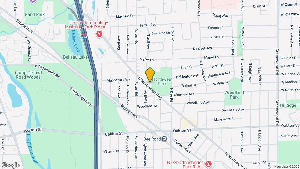 1241 N Northwest Hwy Map and Location Details