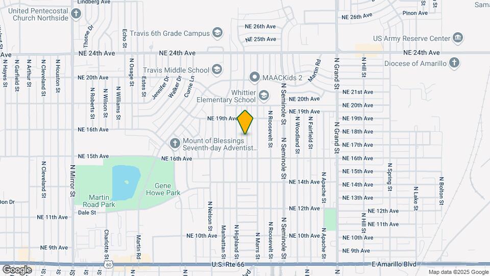 1617 Nix St Map and Location Details
