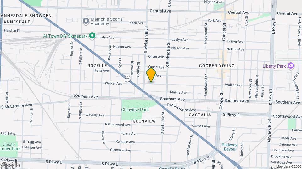 1833 Walker Ave Mapa y Detalles de la Ubicación