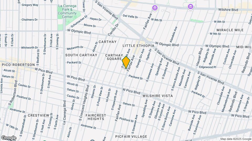 1167 S Fairfax Ave Map and Location Details