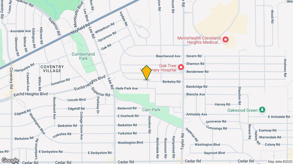 3320 Berkeley Rd, Unit 2 Map and Location Details