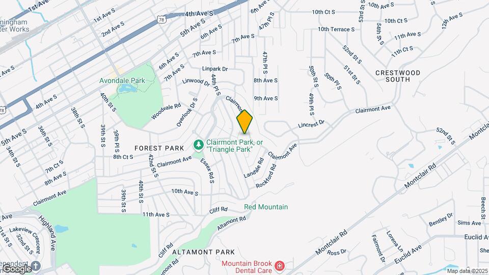 4657 Clairmont Ave Map and Location Details