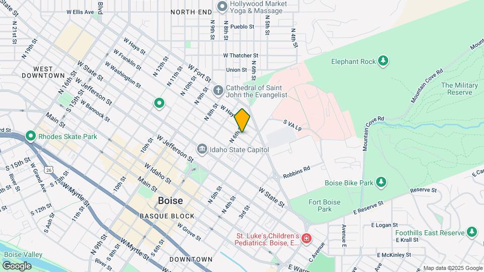 522 W Franklin St Mapa y Detalles de la Ubicación