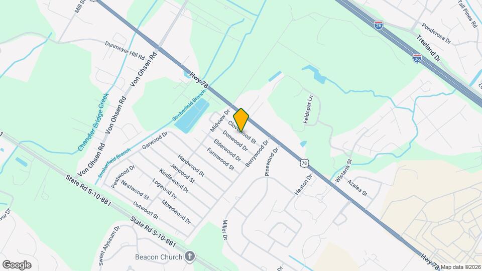 4429 Clovewood St Mapa y Detalles de la Ubicación