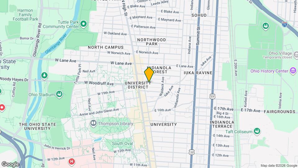 51-53 E Woodruff Ave Mapa y Detalles de la Ubicación
