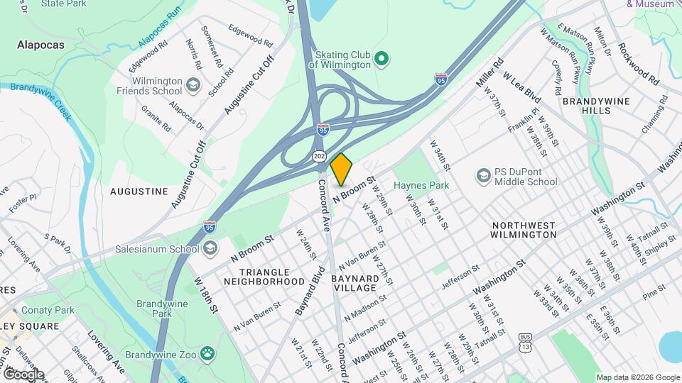 2701 N Broom St Map and Location Details