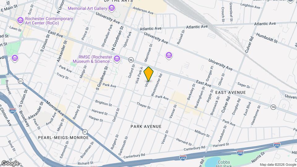 27 Vick Park B Mapa y Detalles de la Ubicación