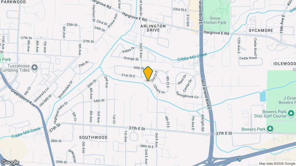 223 32nd E Pl Map and Location Details