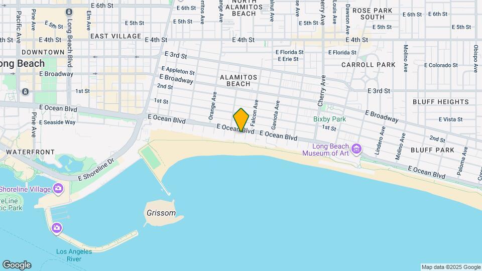 1400 E Ocean Blvd Map and Location Details