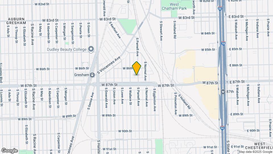 8632 S Parnell Ave Map and Location Details