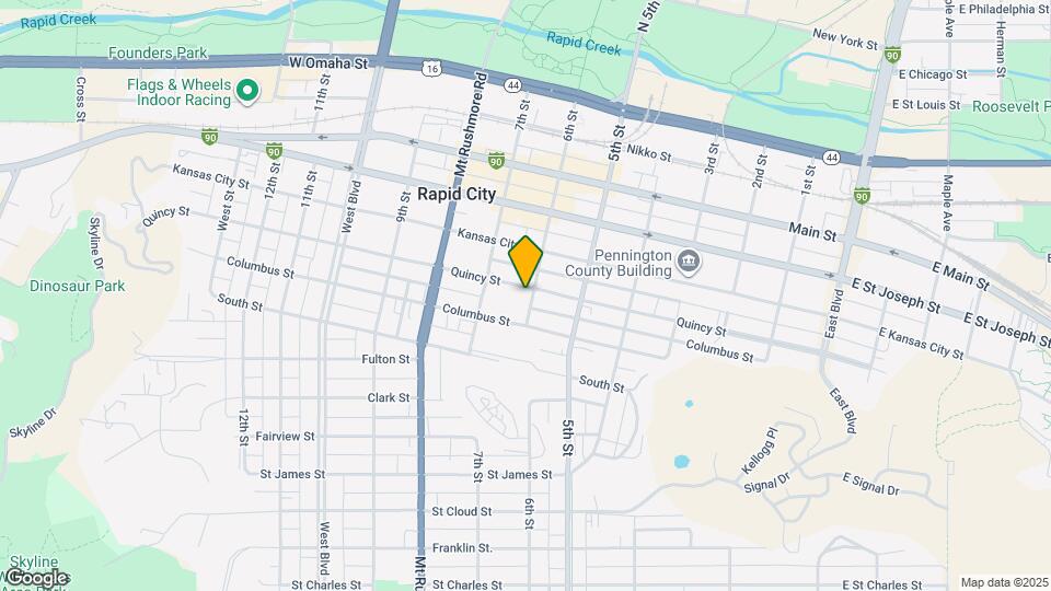 603 Quincy St Map and Location Details