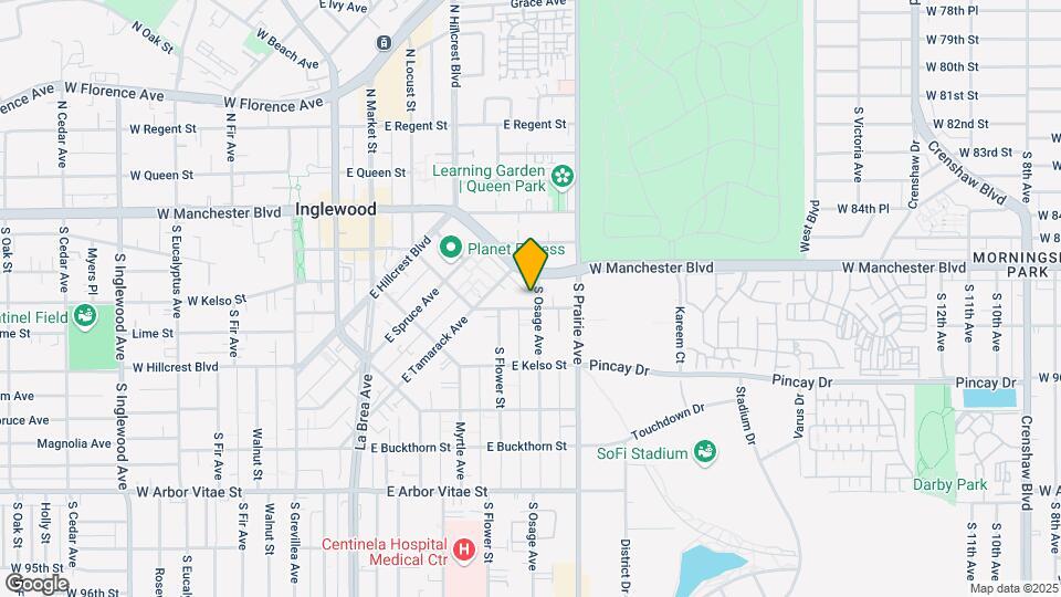 751 E Nutwood St Map and Location Details
