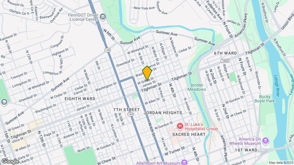 722 N 5th St-Unit -Unit 1 Map and Location Details