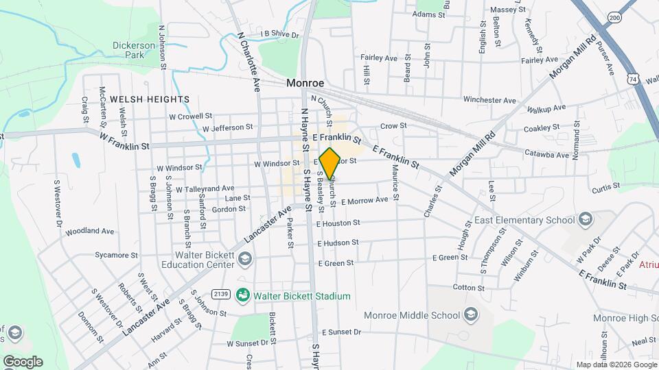 308 E Talleyrand Ave Map and Location Details
