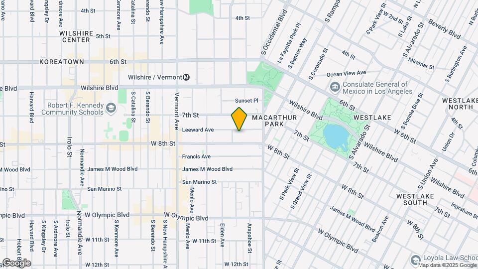 2878 Leeward Ave Map and Location Details