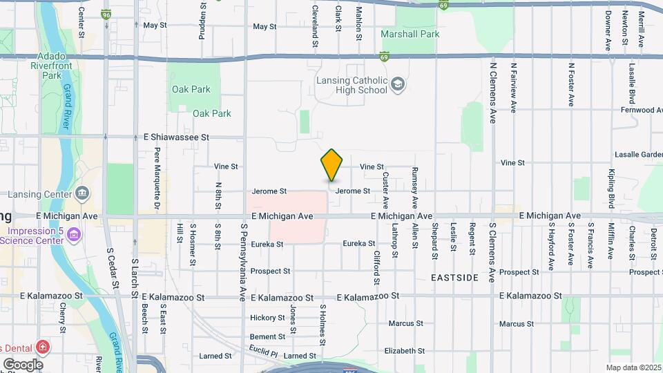 1301 Jerome St Map and Location Details