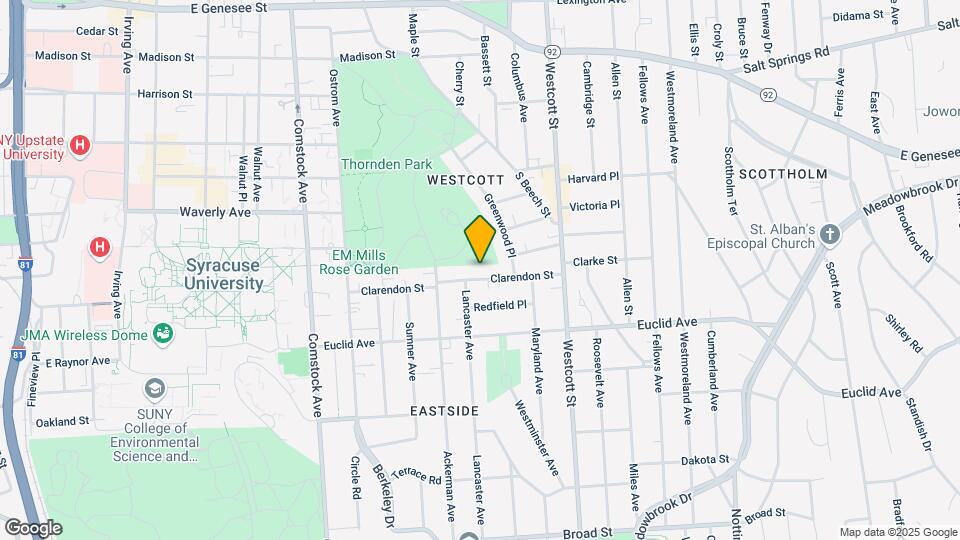 519-521 Clarendon St Mapa y Detalles de la Ubicación