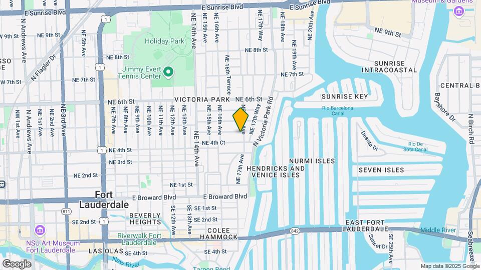 1640 NE 4th Pl Mapa y Detalles de la Ubicación