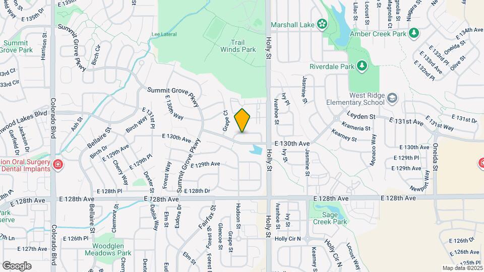 5530 E 130th Dr Map and Location Details