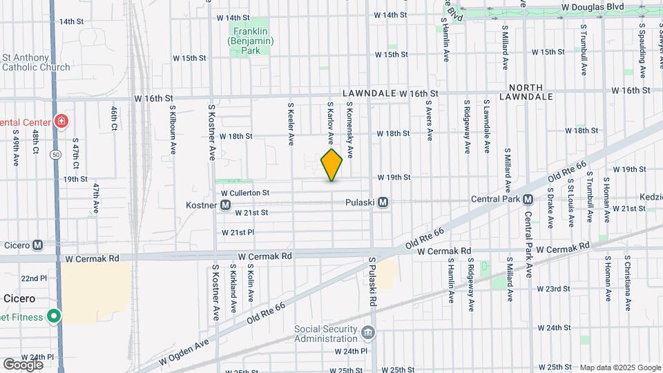 4062 W Cullerton St Map and Location Details