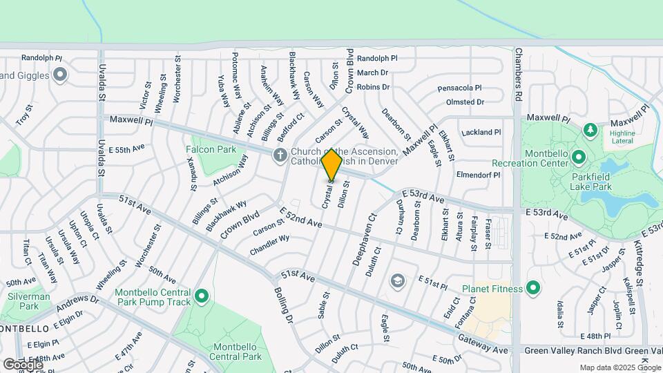 5432 Crystal St Mapa y Detalles de la Ubicación