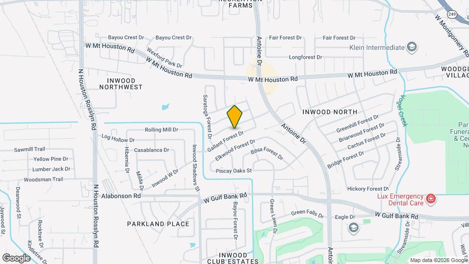 6110 Gallant Forest Dr Map and Location Details