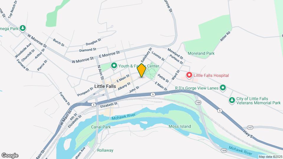 621 Albany St Map and Location Details