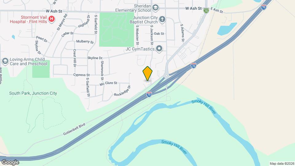 1324 S Jackson St Map and Location Details