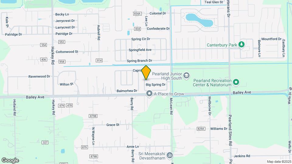 4113 Cleburne Dr Map and Location Details