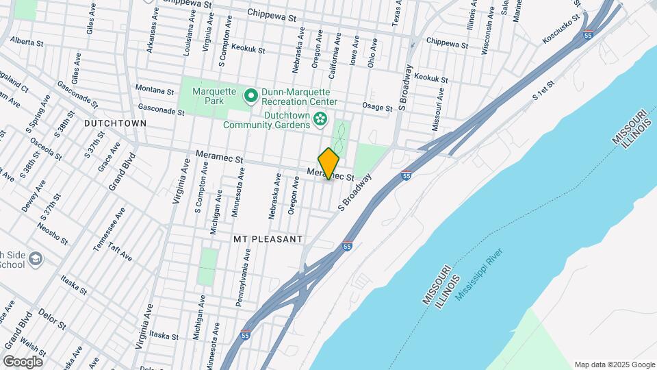 4215 Iowa Ave Mapa y Detalles de la Ubicación