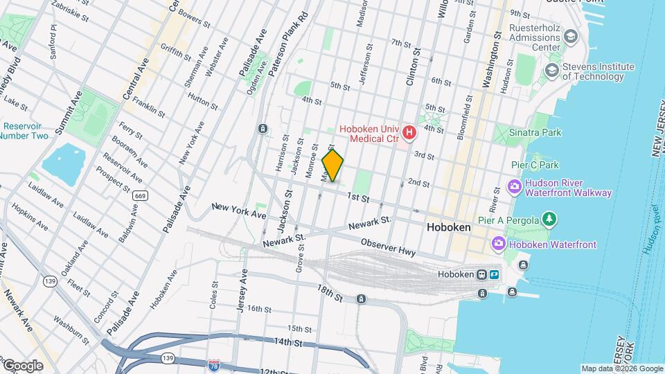 104 Jefferson St Map and Location Details