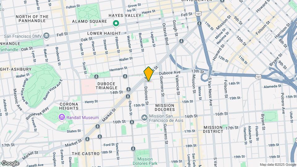 35 Dolores St, Unit 107 Map and Location Details