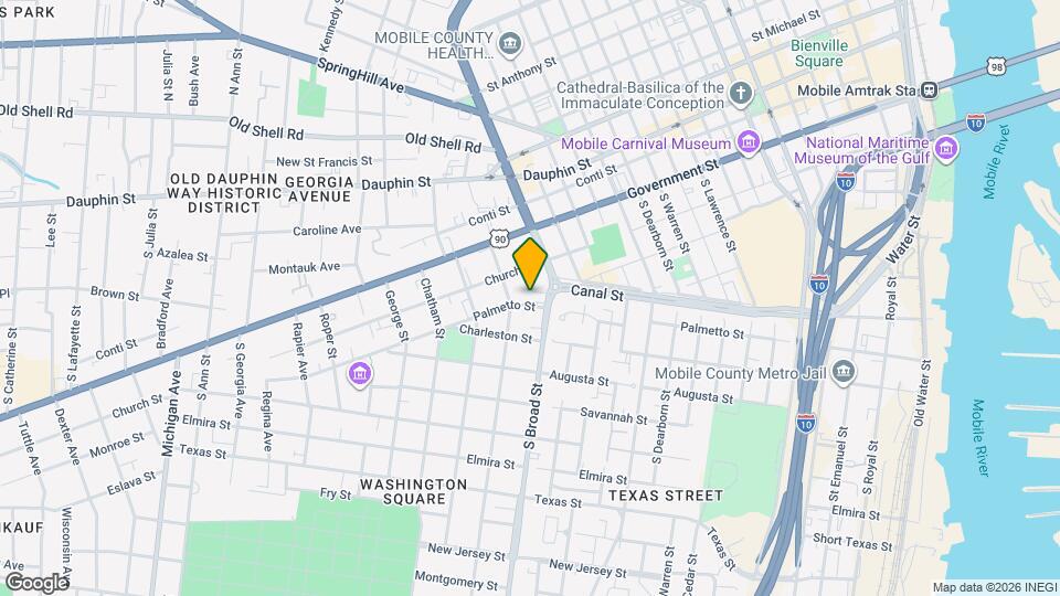 904 Palmetto St Map and Location Details