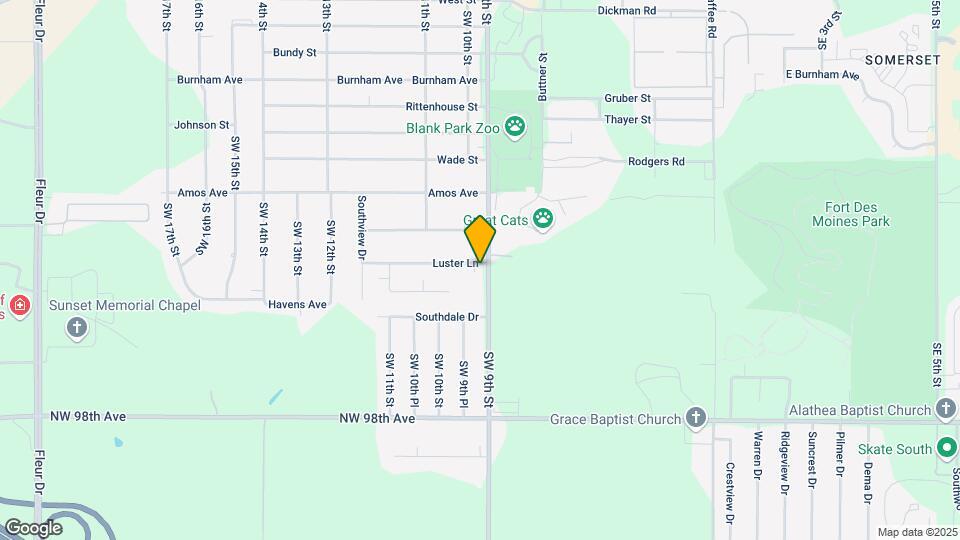 904 Luster Ln Map and Location Details