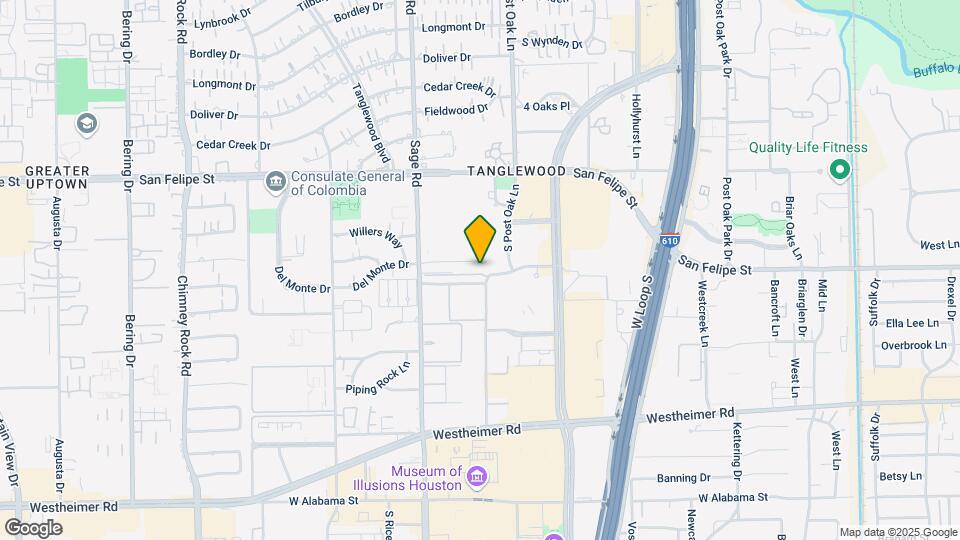 5107 Del Monte Dr Map and Location Details
