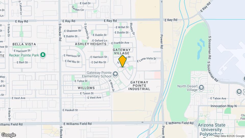 4504 E Los Alamos St Map and Location Details