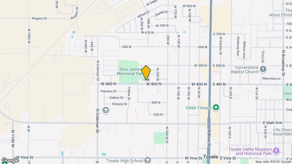 411 N 300 W Map and Location Details