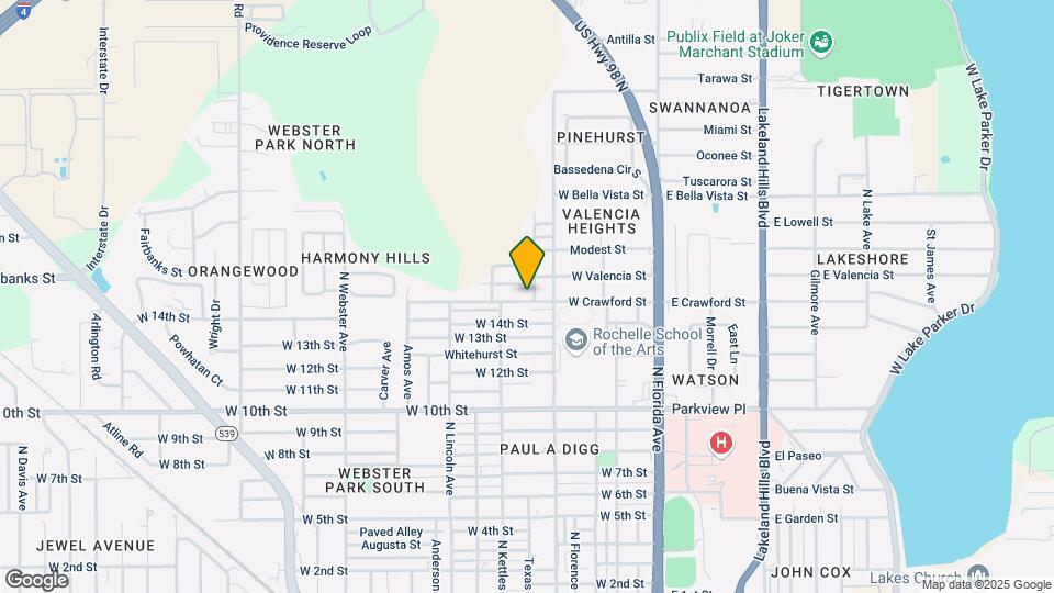 525 W Crawford St Map and Location Details