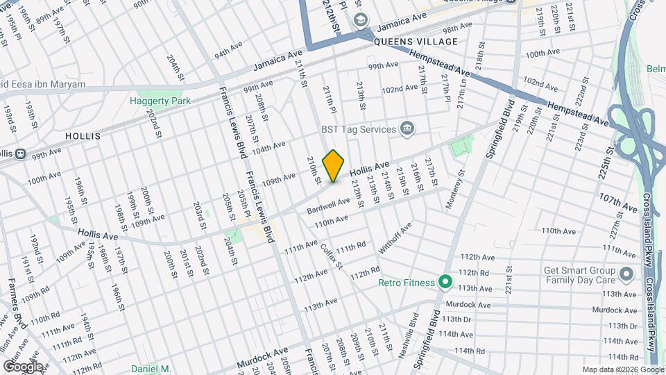 21014 Hollis Ave Map and Location Details