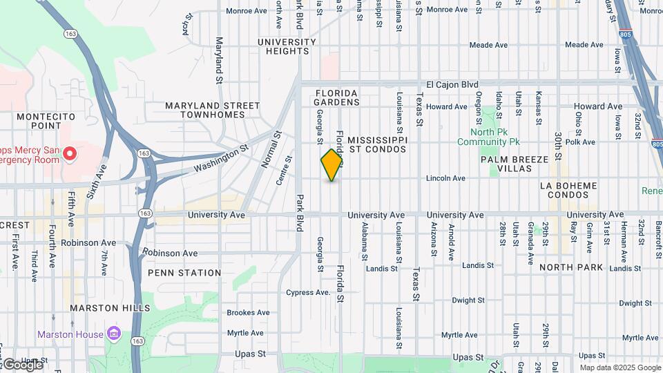 3970-3974 Florida St Map and Location Details