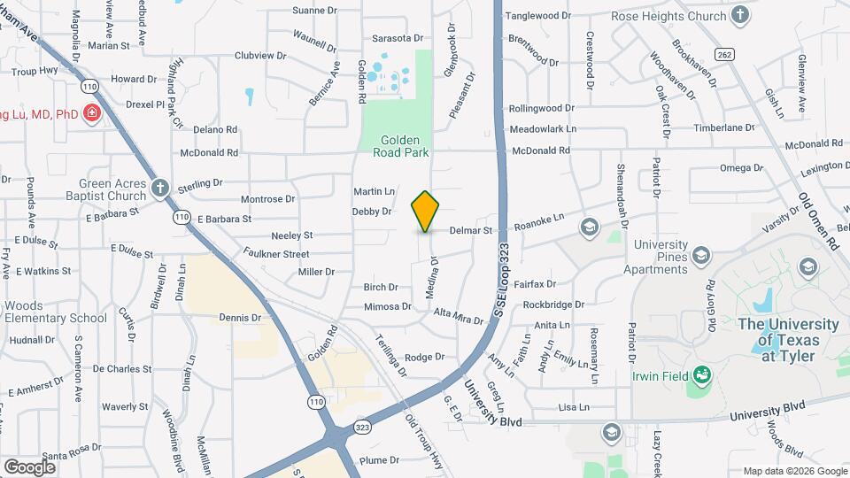2805 Medina Dr Map and Location Details