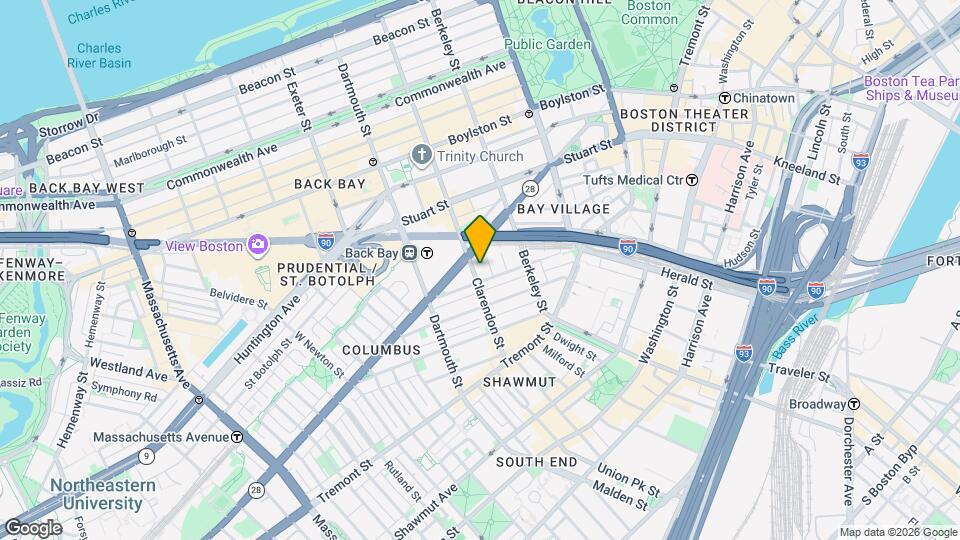 59 Clarendon St, Unit 8B Map and Location Details