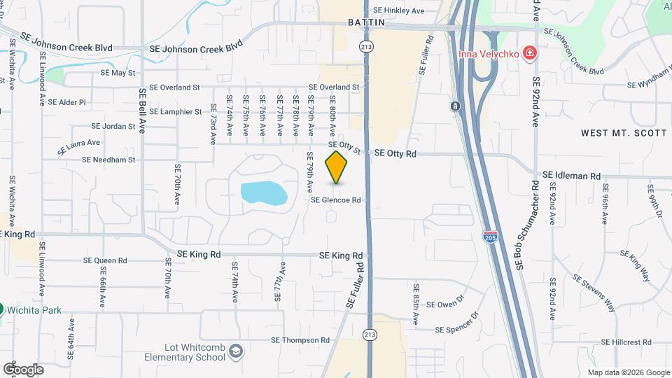 8029 SE Glencoe Rd Map and Location Details