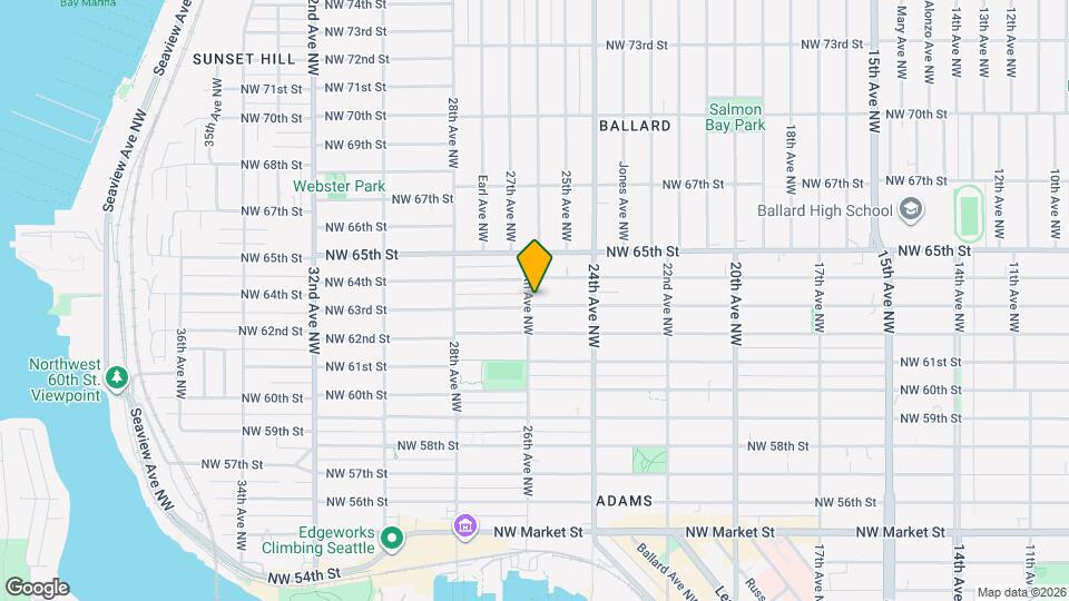 6300 26th Ave NW Map and Location Details