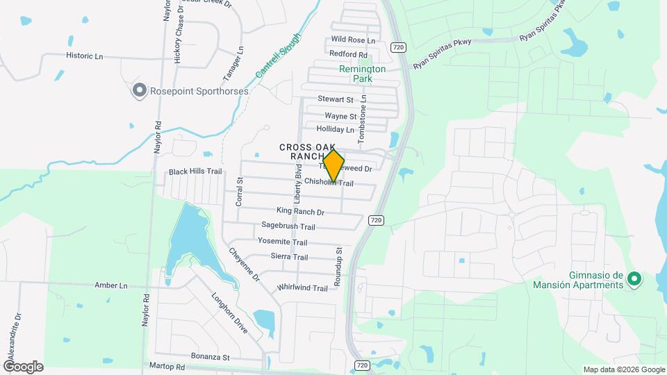 8916 Chisholm Trail Map and Location Details