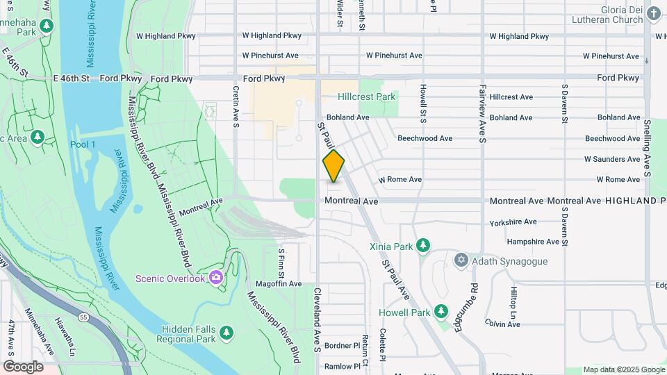 2040 W Saunders Ave Map and Location Details