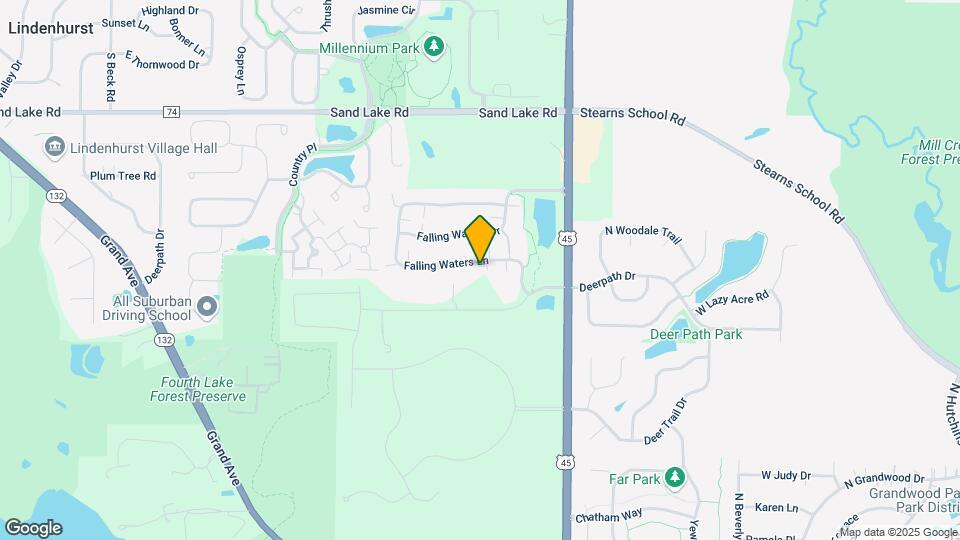 3152 Falling Waters Ln Map and Location Details
