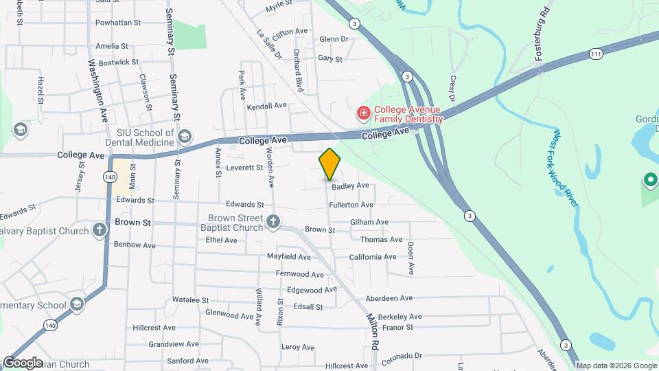 1629 S Rodgers Ave Mapa y Detalles de la Ubicación